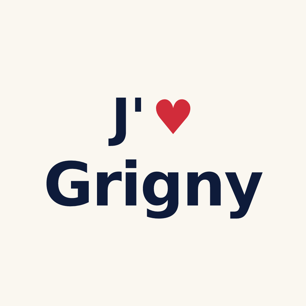 Tasse personnalisée Grigny — design J'aime Grigny