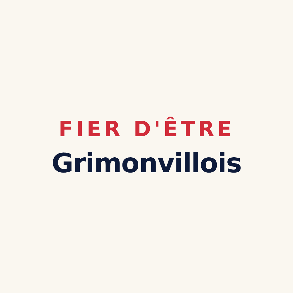 Tasse « Fier d'être Grimonvillois » — design pour Grimonviller