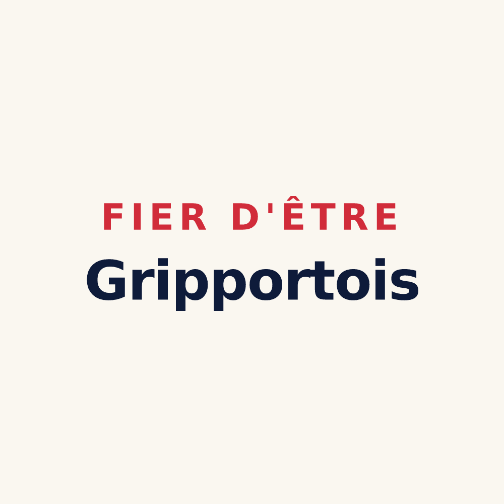 Tasse « Fier d'être Gripportois » — design pour Gripport