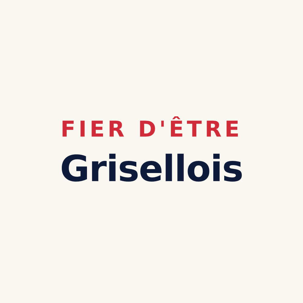 Tasse « Fier d'être Grisellois » — design pour Griselles