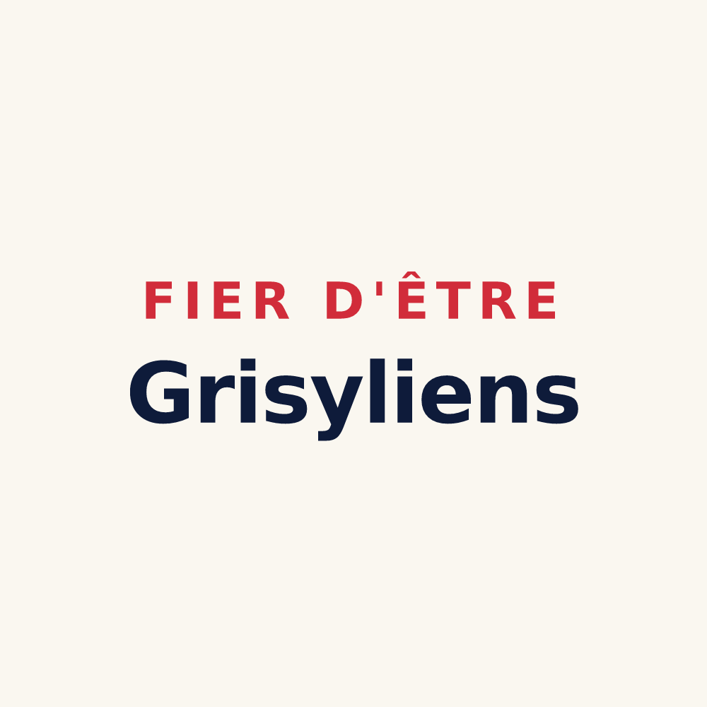 Tasse « Fier d'être Grisyliens » — design pour Grisy-les-Plâtres