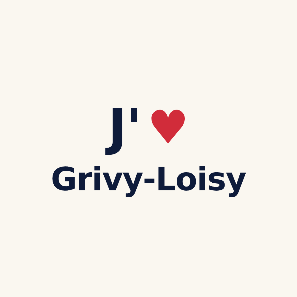 Tasse personnalisée Grivy-Loisy — design J'aime Grivy-Loisy
