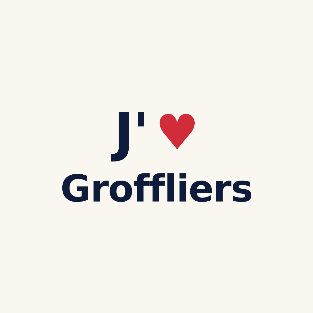 Tasse personnalisée Groffliers — design J'aime Groffliers