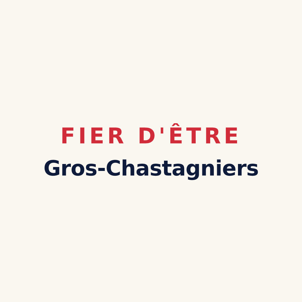 Tasse « Fier d'être Gros-Chastagniers » — design pour Gros-Chastang