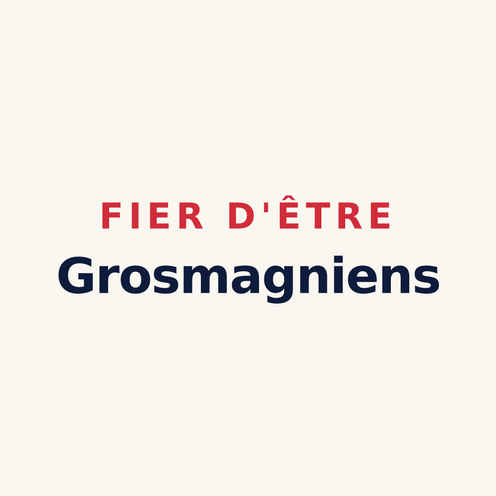 Tasse « Fier d'être Grosmagniens » — design pour Grosmagny