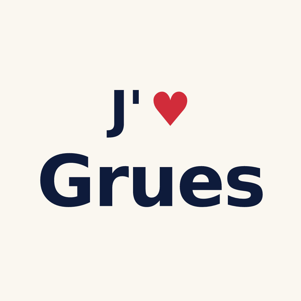 Tasse personnalisée Grues — design J'aime Grues