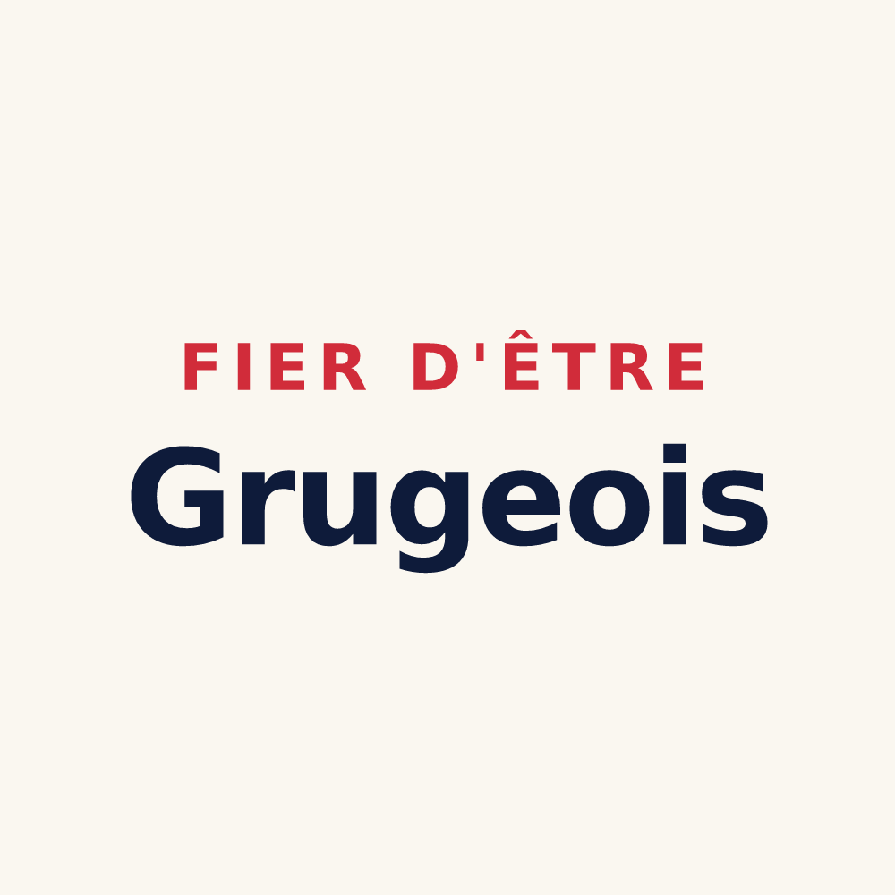 Tasse « Fier d'être Grugeois » — design pour Grugies