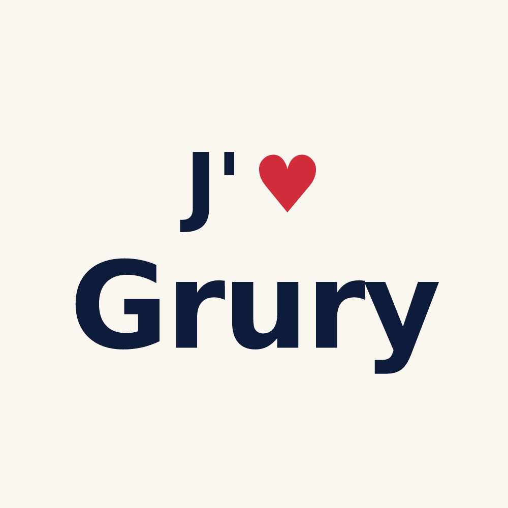 Tasse personnalisée Grury — design J'aime Grury