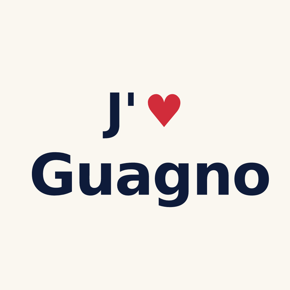 Tasse personnalisée Guagno — design J'aime Guagno