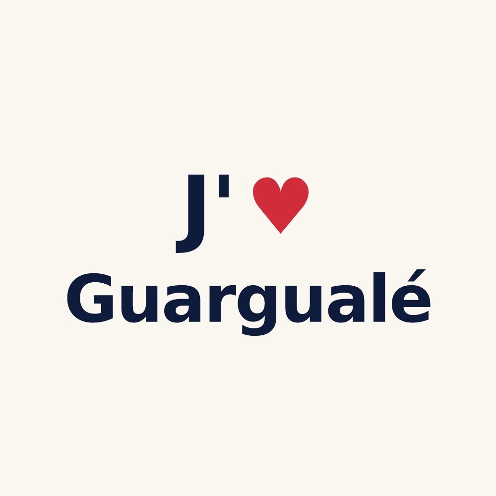 Tasse personnalisée Guargualé — design J'aime Guargualé