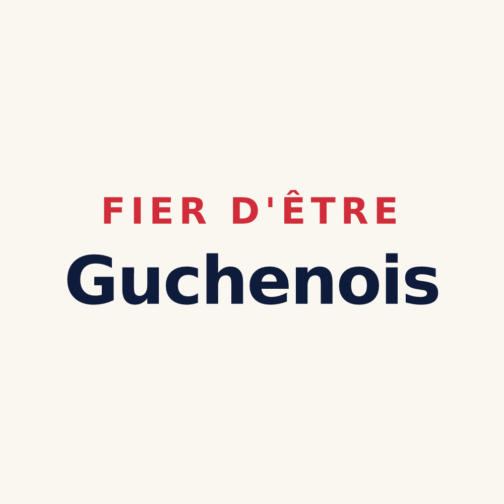 Tasse « Fier d'être Guchenois » — design pour Guchen