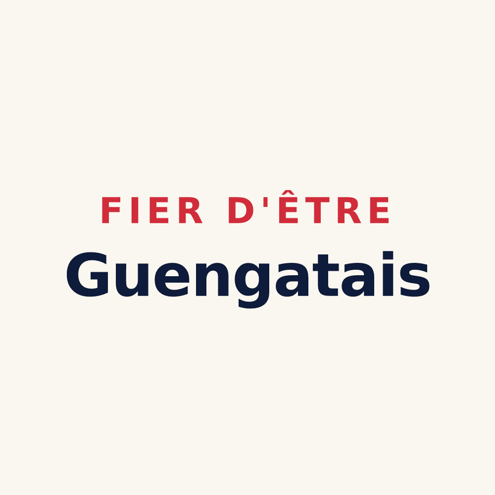 Tasse « Fier d'être Guengatais » — design pour Guengat