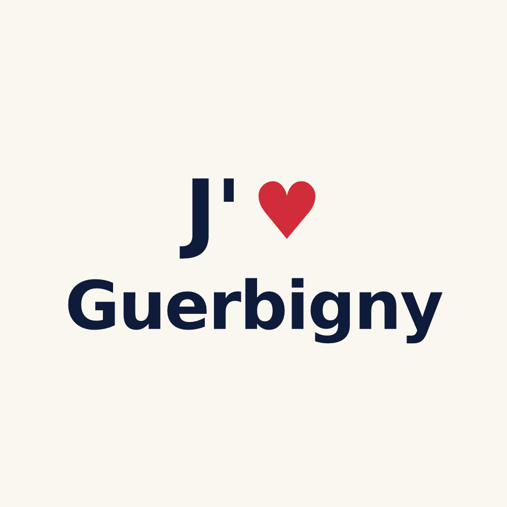 Tasse personnalisée Guerbigny — design J'aime Guerbigny