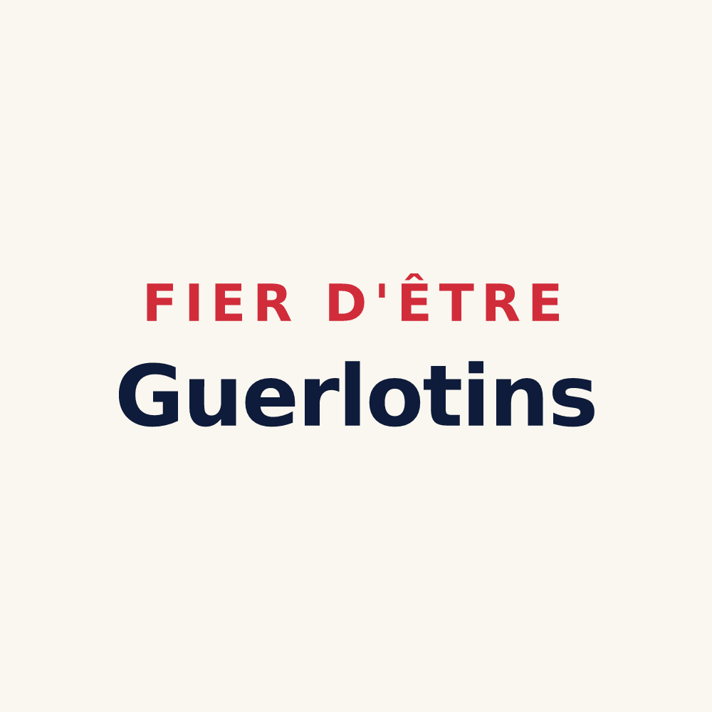 Tasse « Fier d'être Guerlotins » — design pour Guerbigny