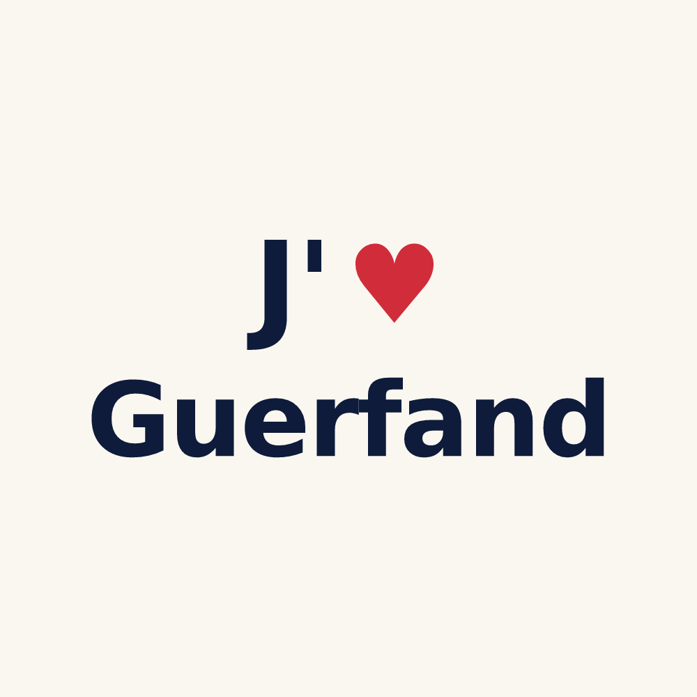 Tasse personnalisée Guerfand — design J'aime Guerfand