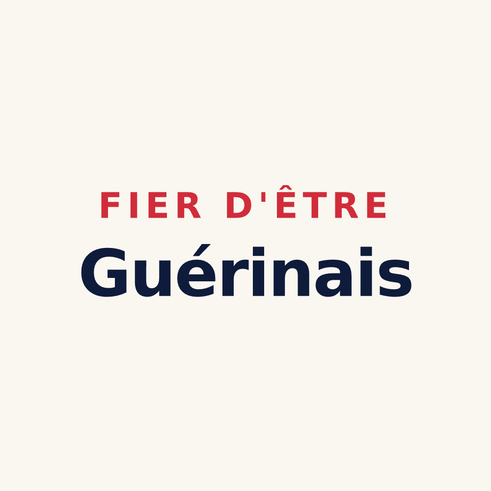 Tasse « Fier d'être Guérinais » — design pour Guérin