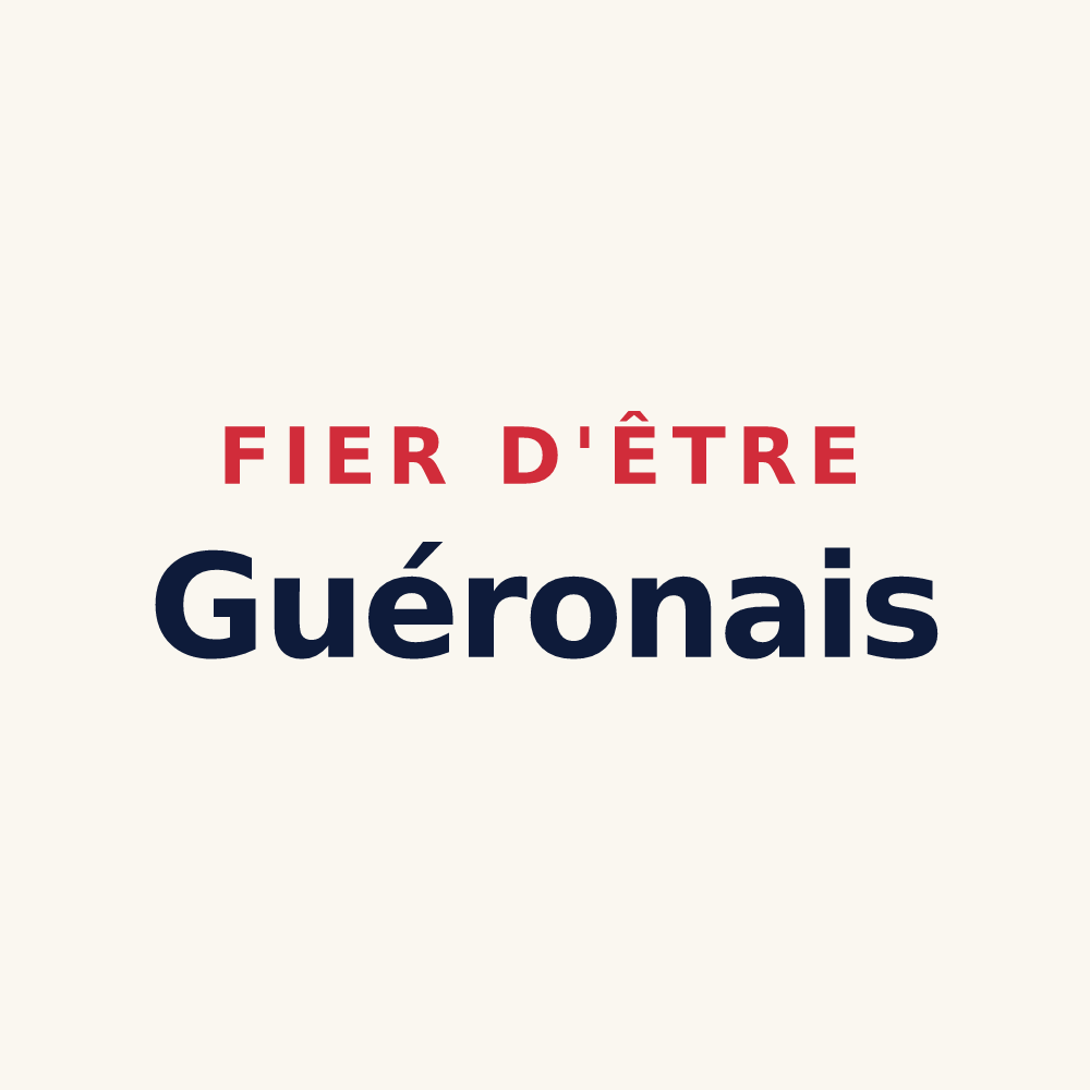 Tasse « Fier d'être Guéronais » — design pour Guéron