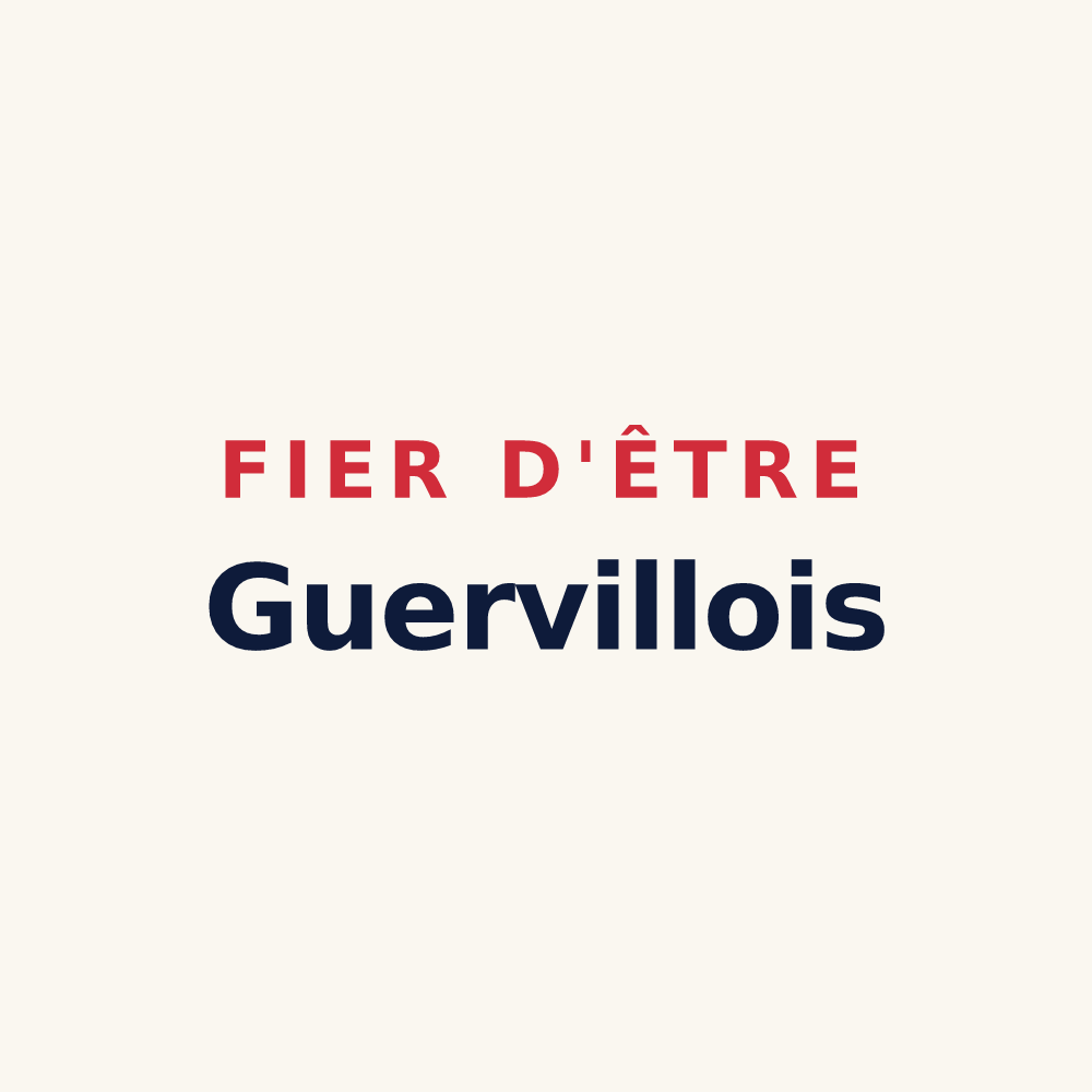 Tasse « Fier d'être Guervillois » — design pour Guerville