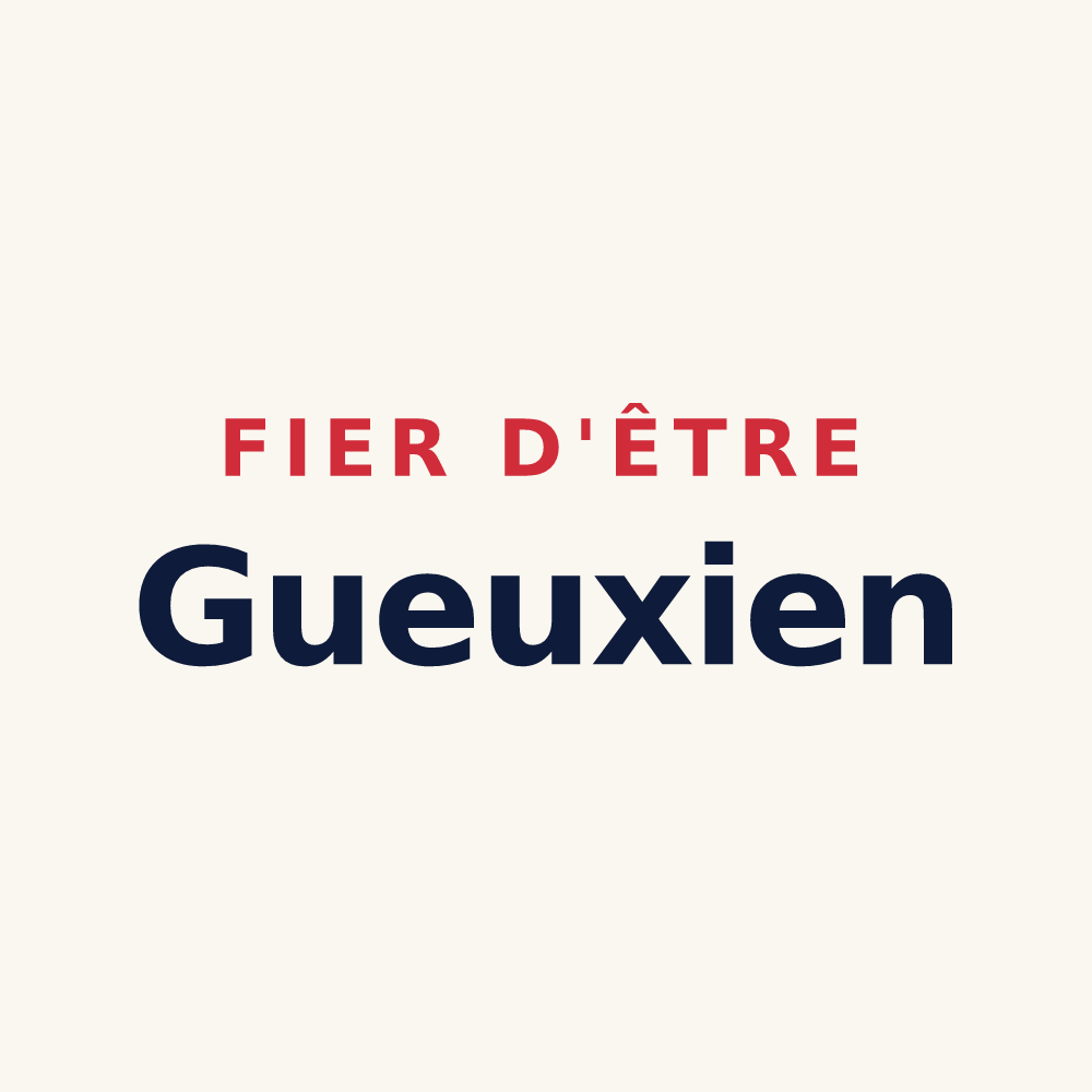 Tasse « Fier d'être Gueuxien » — design pour Gueux