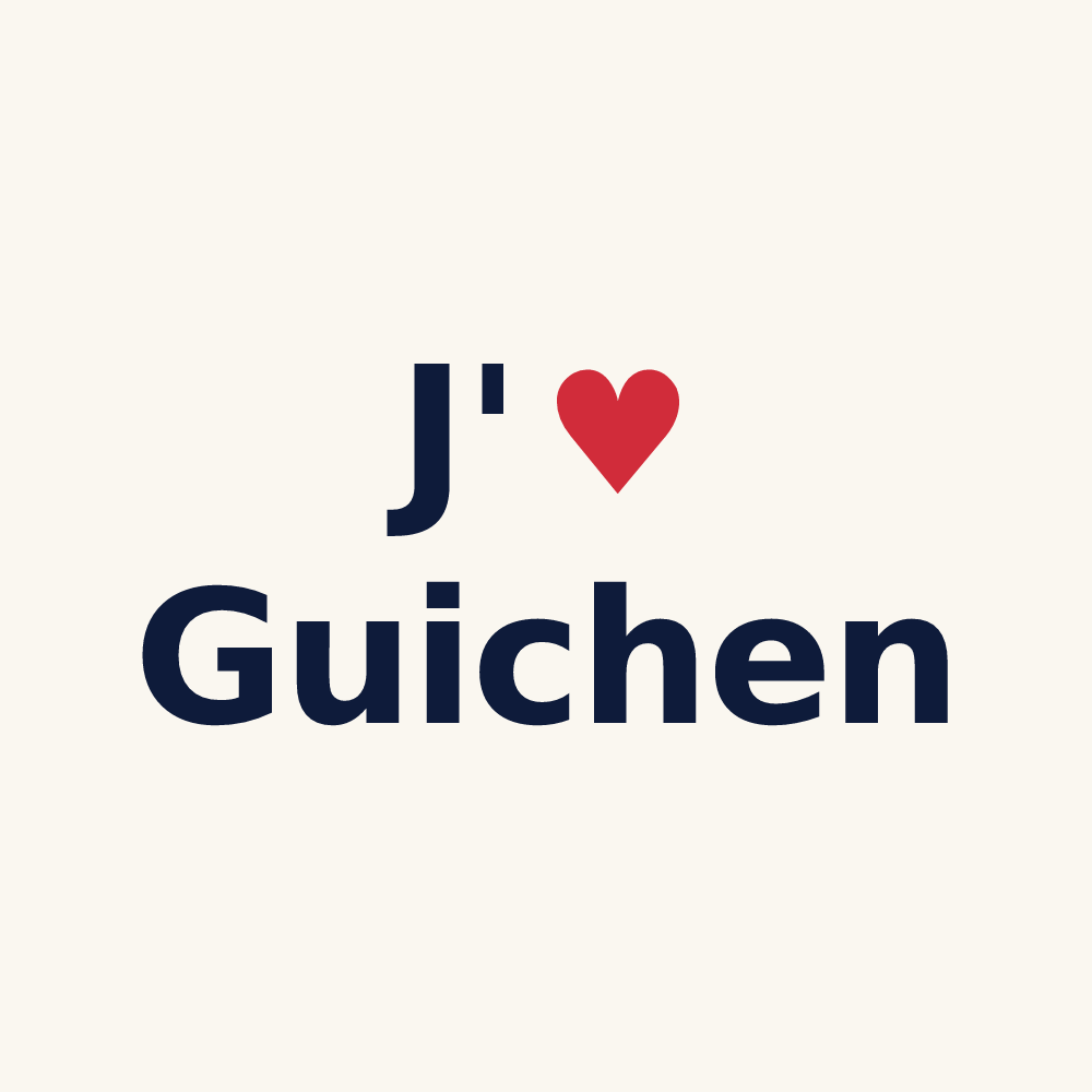 Tasse personnalisée Guichen — design J'aime Guichen