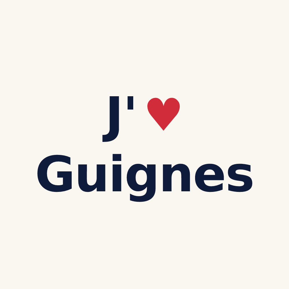 Tasse personnalisée Guignes — design J'aime Guignes