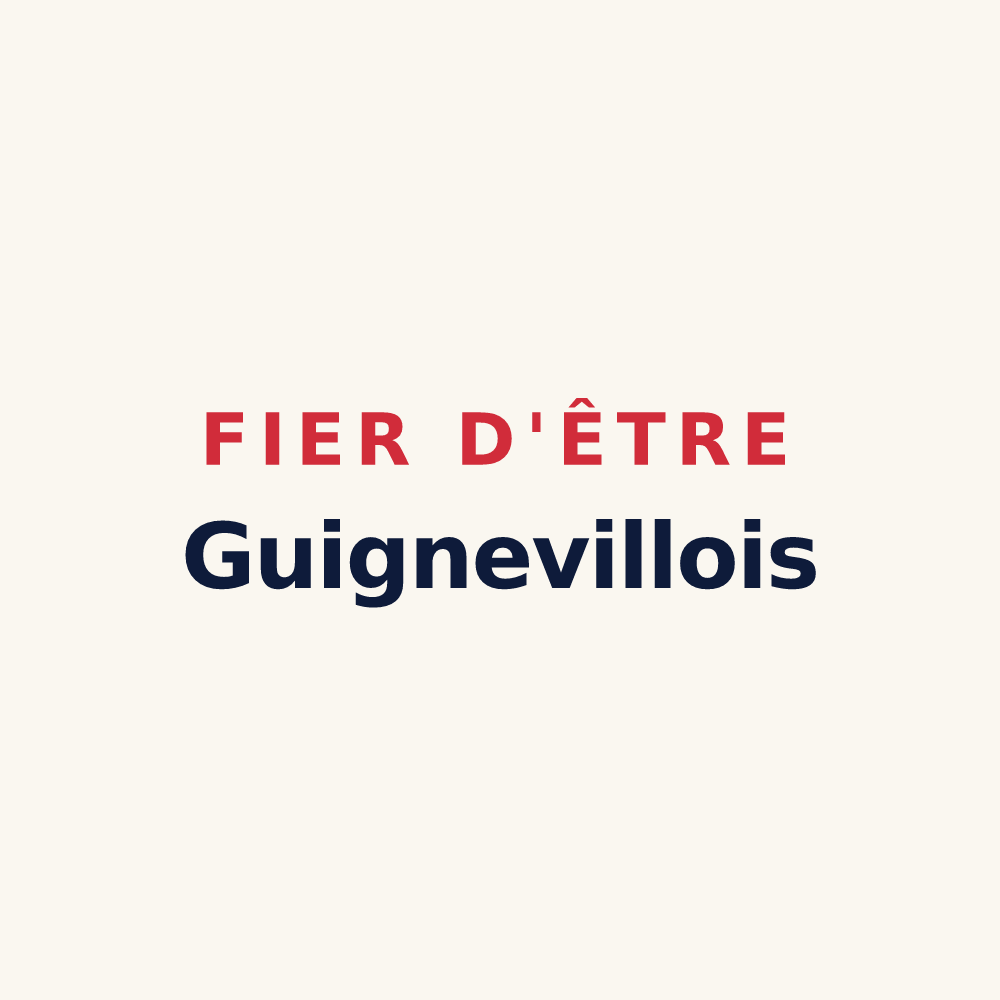 Tasse « Fier d'être Guignevillois » — design pour Guigneville-sur-Essonne