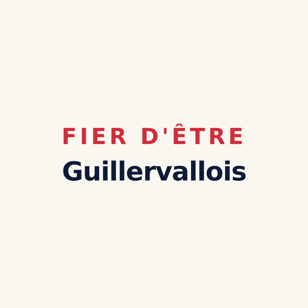 Tasse « Fier d'être Guillervallois » — design pour Guillerval