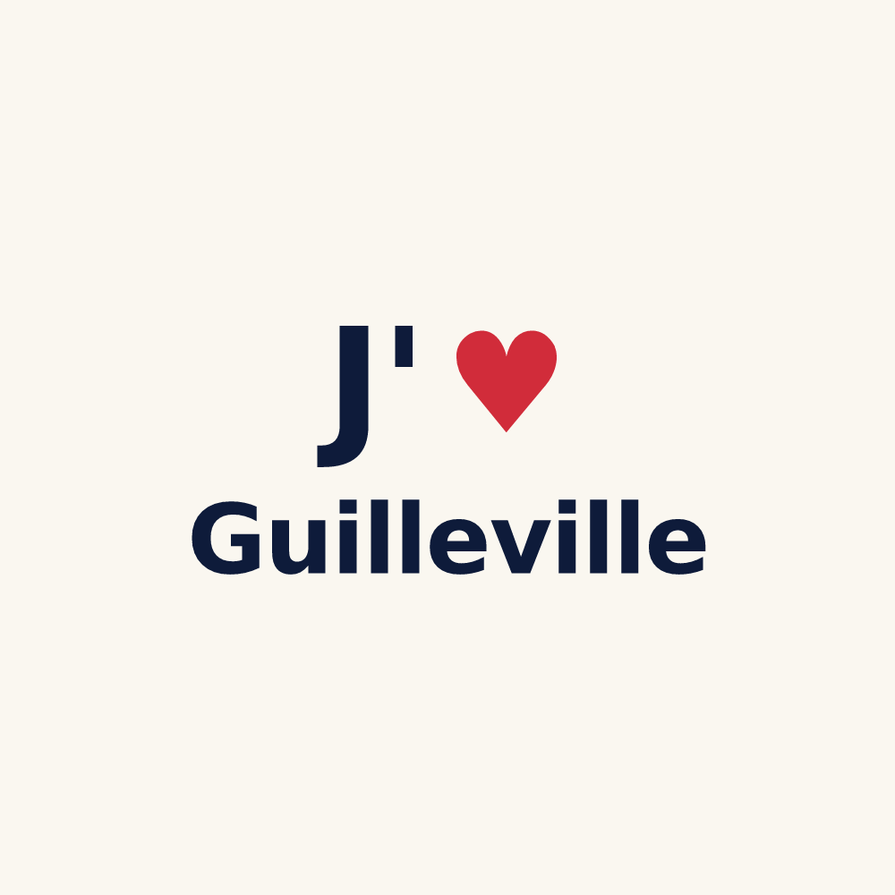 Tasse personnalisée Guilleville — design J'aime Guilleville