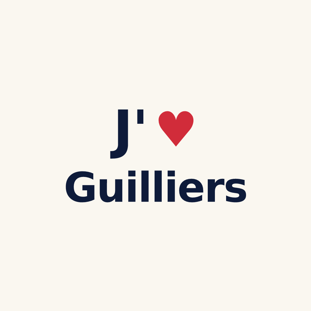Tasse personnalisée Guilliers — design J'aime Guilliers