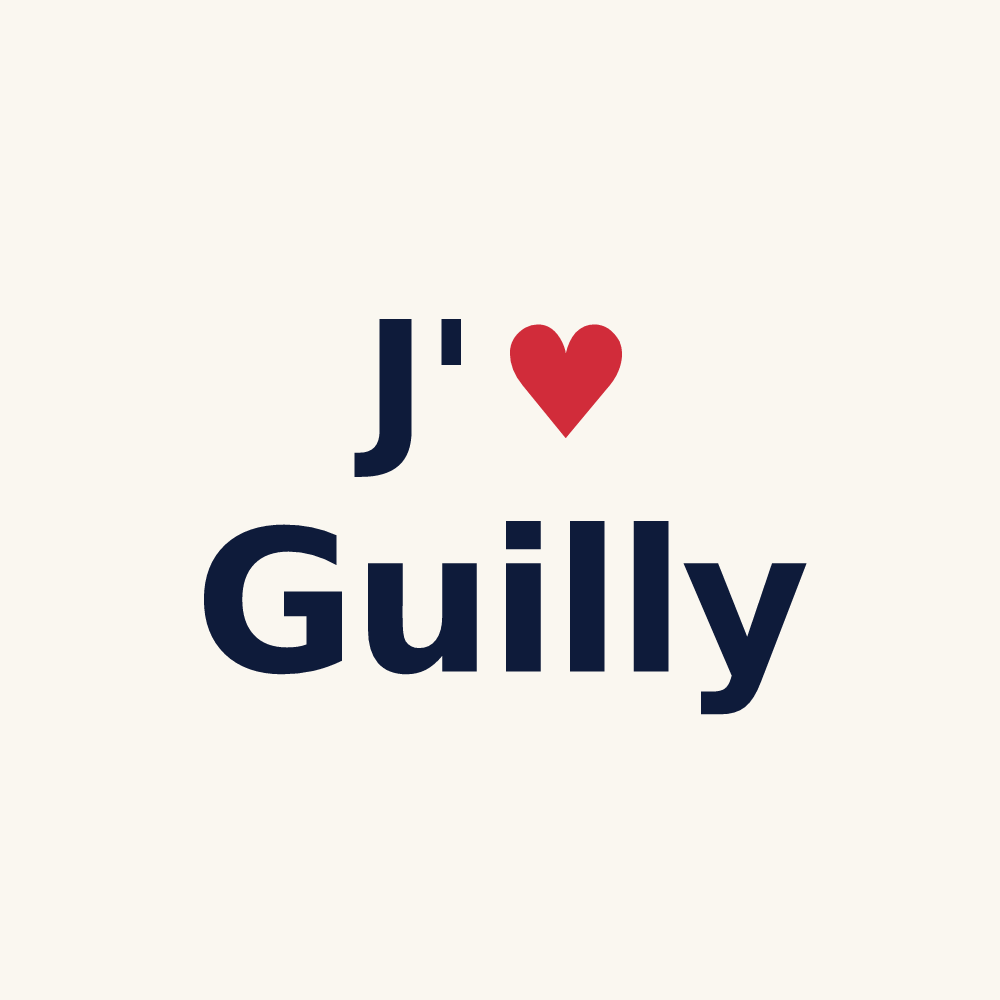 Tasse personnalisée Guilly — design J'aime Guilly