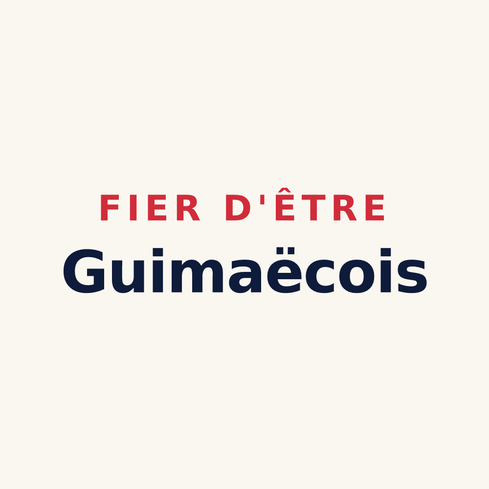 Tasse « Fier d'être Guimaëcois » — design pour Guimaëc
