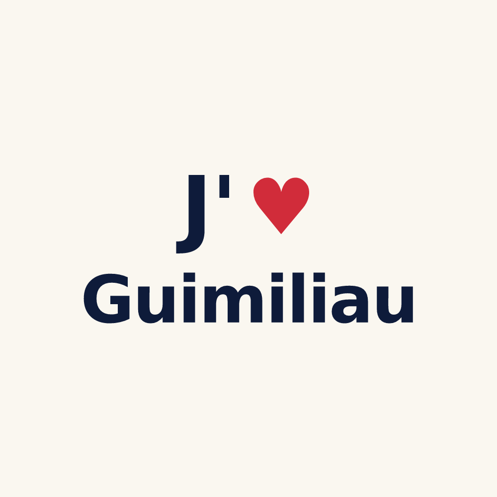 Tasse personnalisée Guimiliau — design J'aime Guimiliau