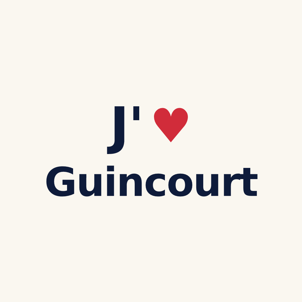 Tasse personnalisée Guincourt — design J'aime Guincourt