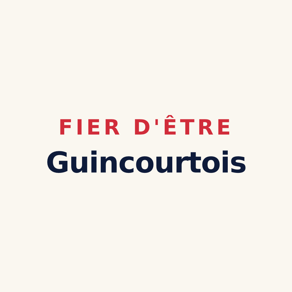 Tasse « Fier d'être Guincourtois » — design pour Guincourt