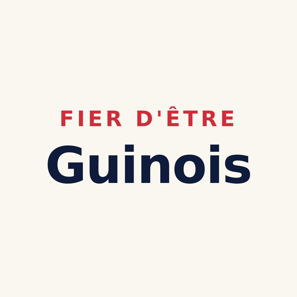 Tasse « Fier d'être Guinois » — design pour Guînes