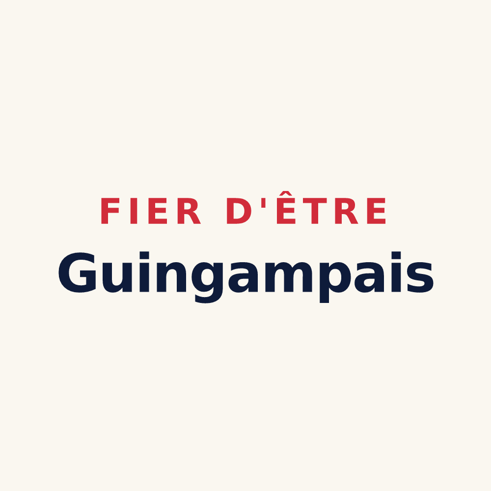 Tasse « Fier d'être Guingampais » — design pour Guingamp