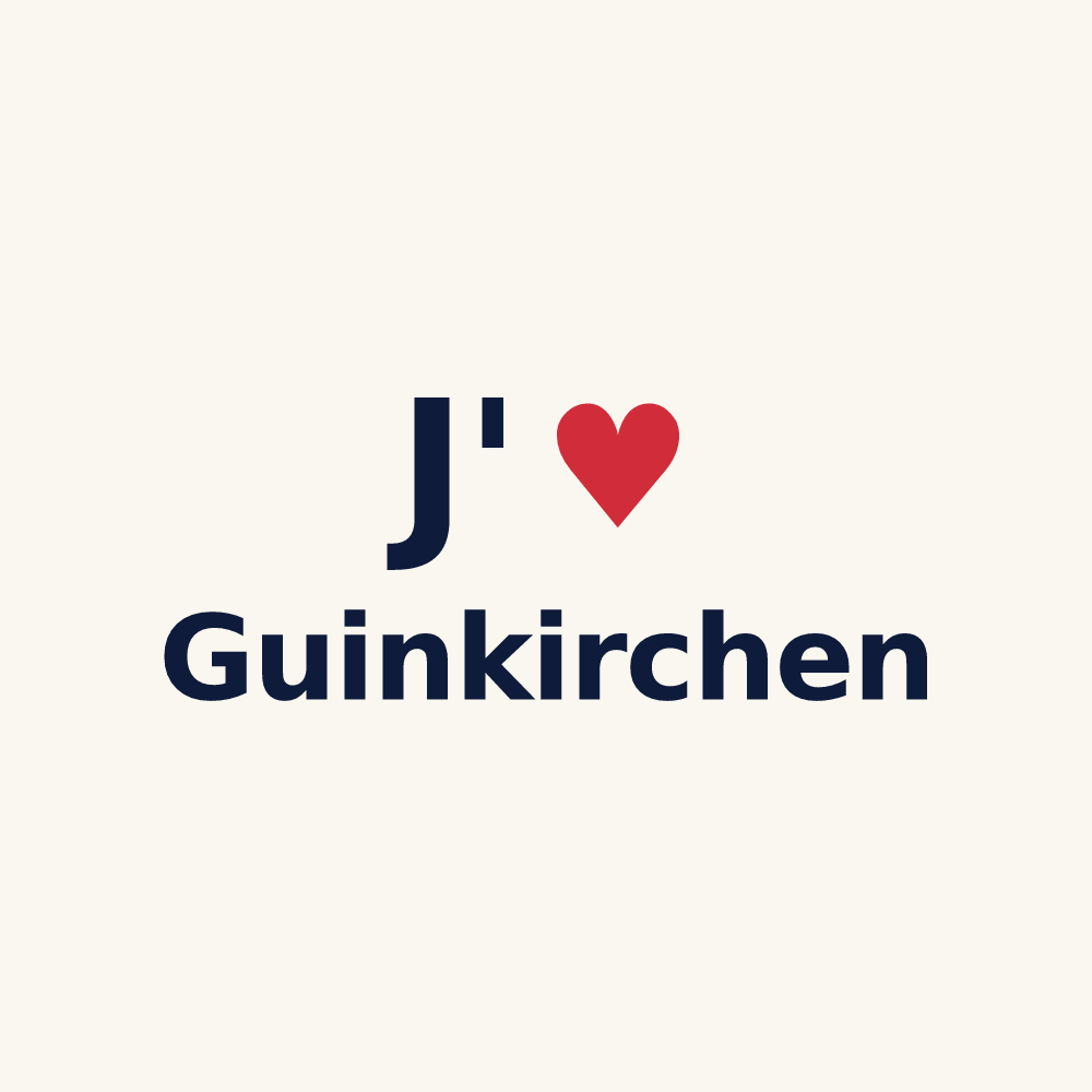 Tasse personnalisée Guinkirchen — design J'aime Guinkirchen