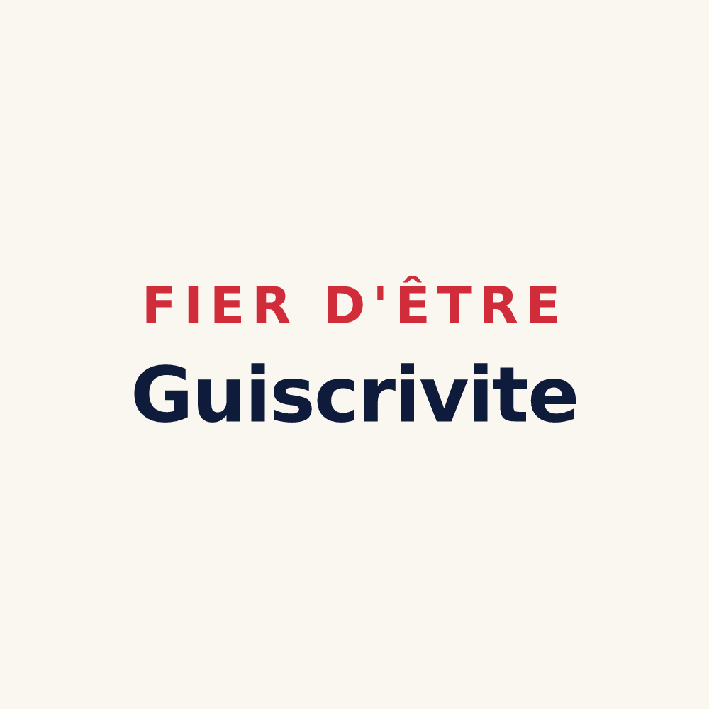 Tasse « Fier d'être Guiscrivite » — design pour Guiscriff