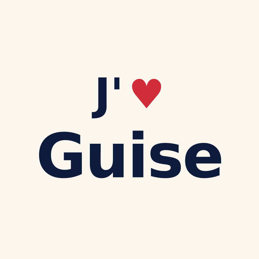 Tasse personnalisée Guise — design J'aime Guise