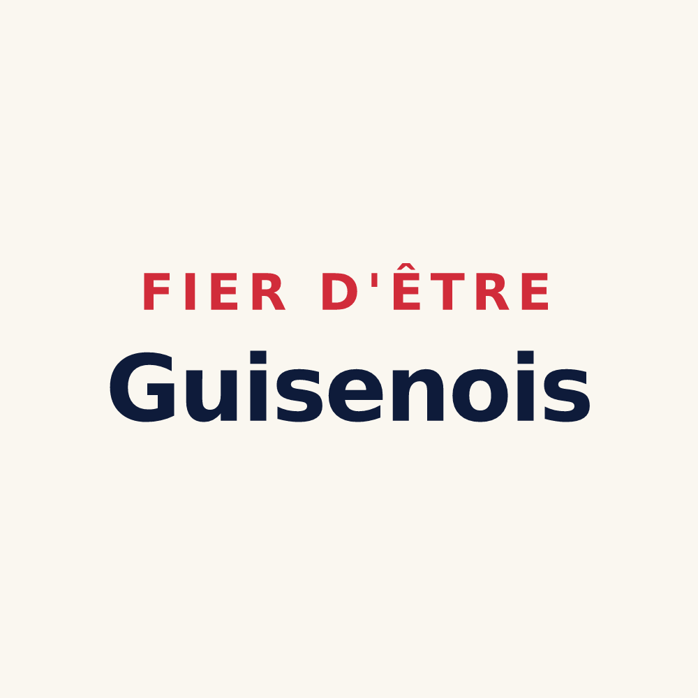 Tasse « Fier d'être Guisenois » — design pour Guiseniers