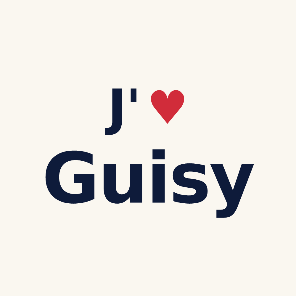 Tasse personnalisée Guisy — design J'aime Guisy