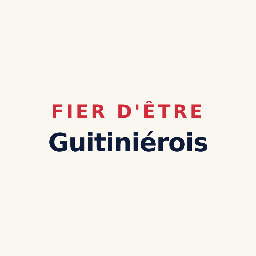 Tasse « Fier d'être Guitiniérois » — design pour Guitinières