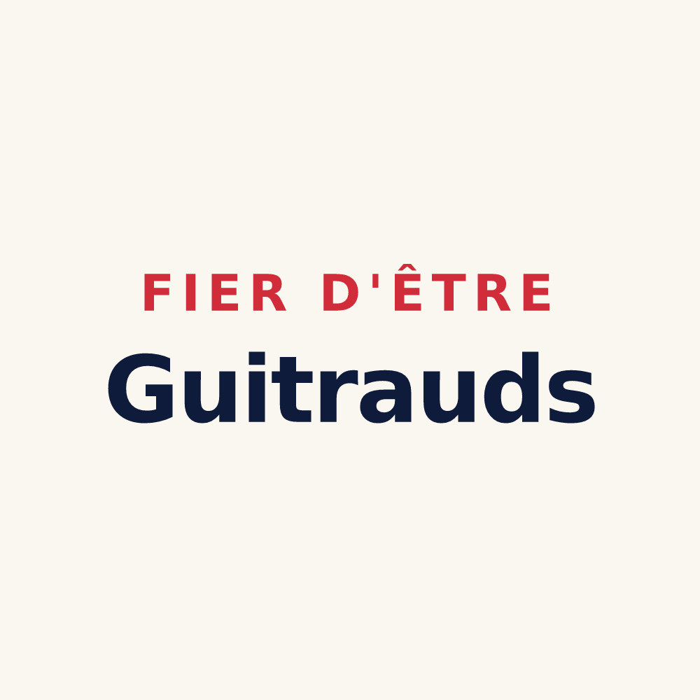 Tasse « Fier d'être Guitrauds » — design pour Guîtres
