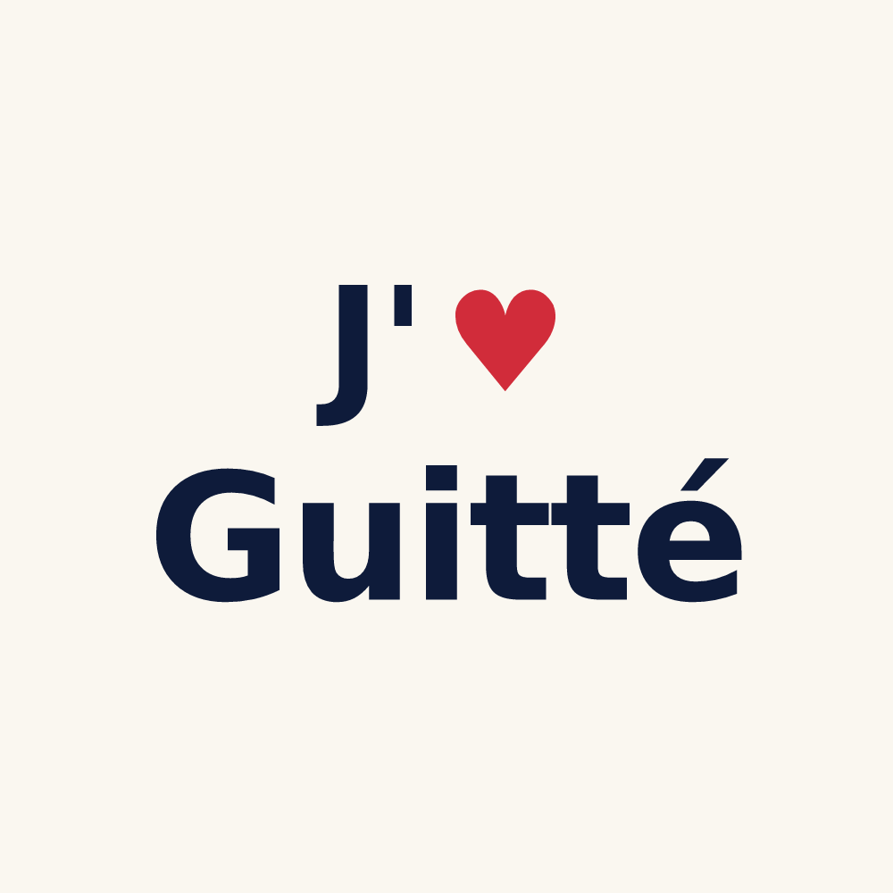 Tasse personnalisée Guitté — design J'aime Guitté