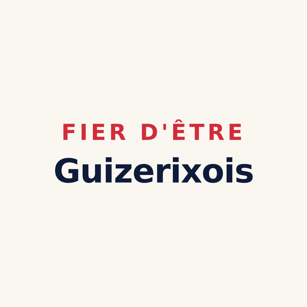 Tasse « Fier d'être Guizerixois » — design pour Guizerix