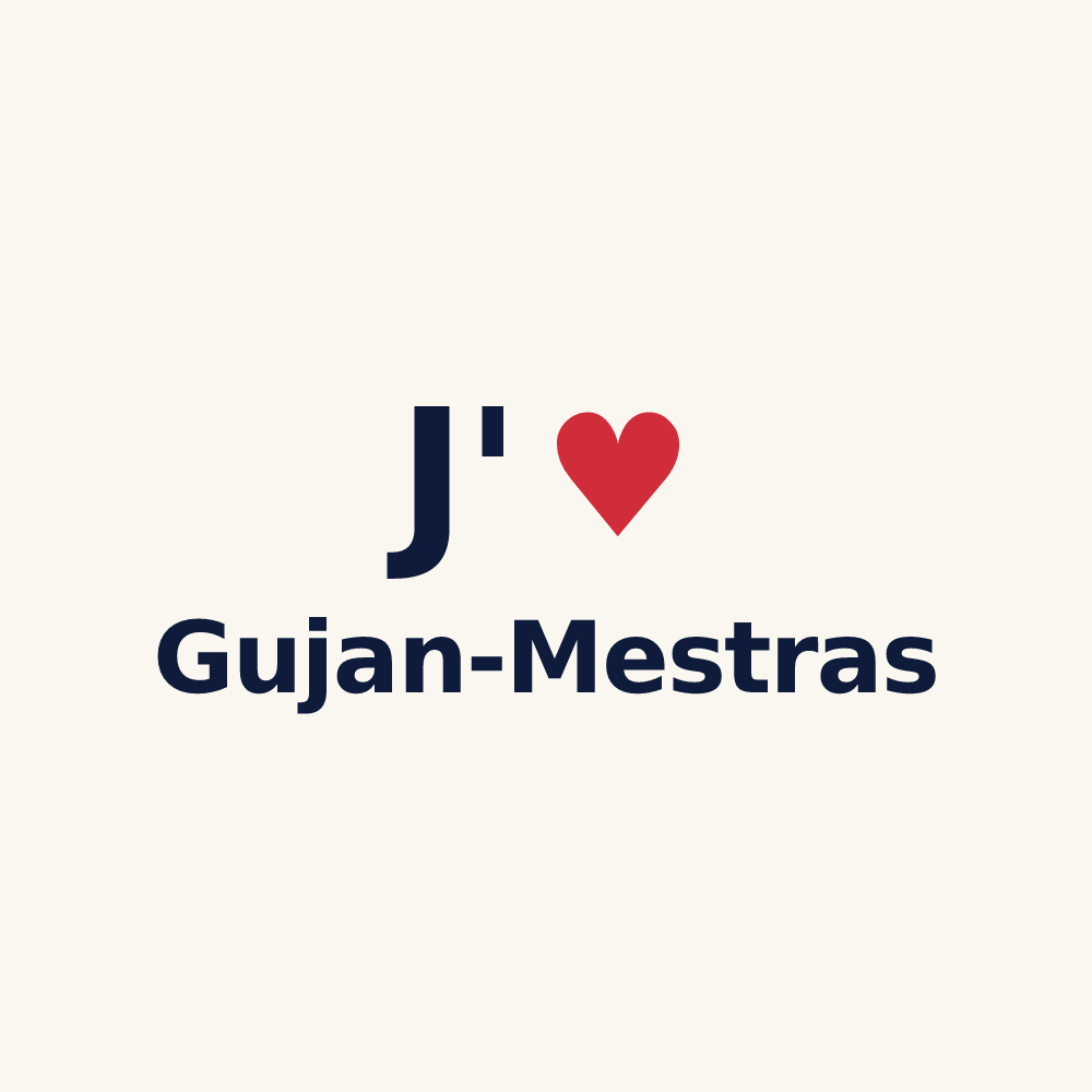Tasse personnalisée Gujan-Mestras — design J'aime Gujan-Mestras