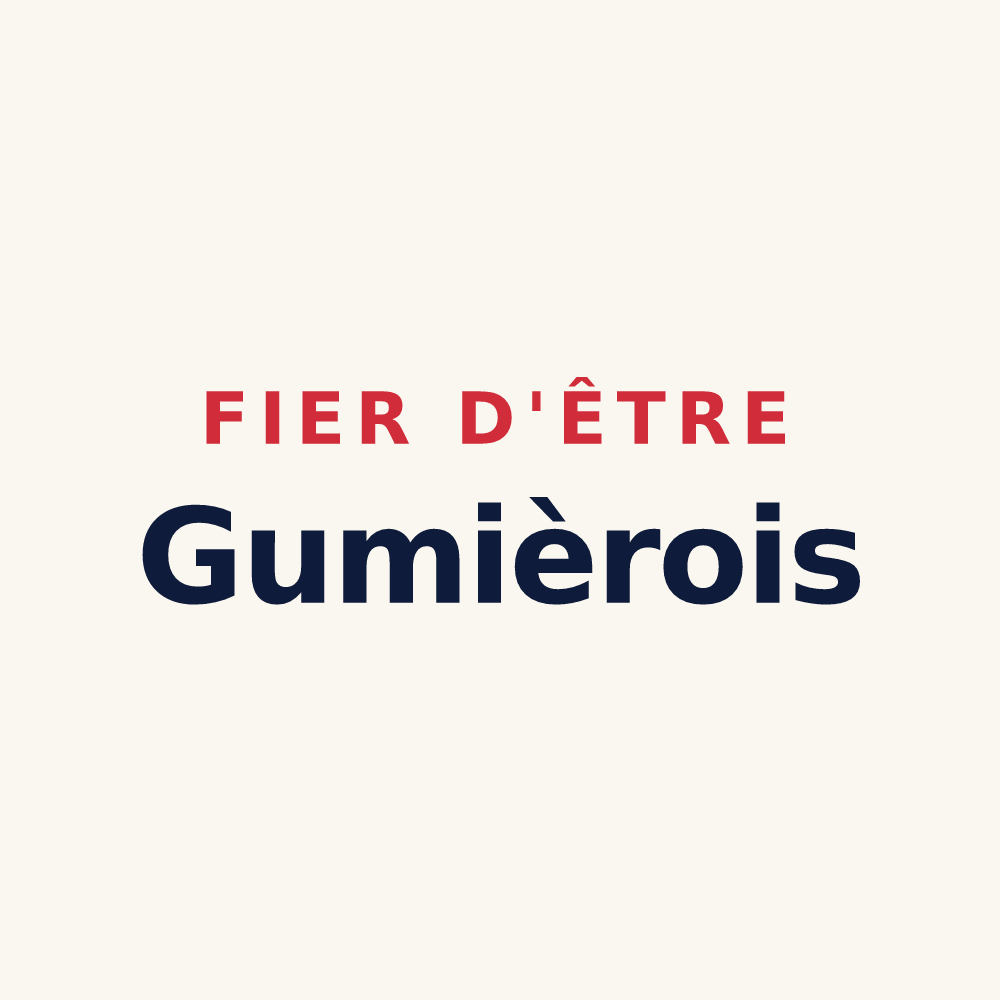 Tasse « Fier d'être Gumièrois » — design pour Gumières