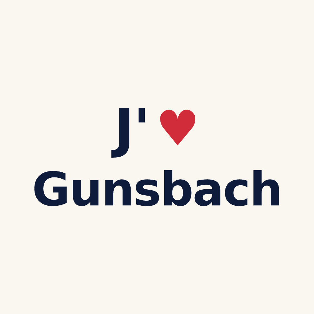 Tasse personnalisée Gunsbach — design J'aime Gunsbach