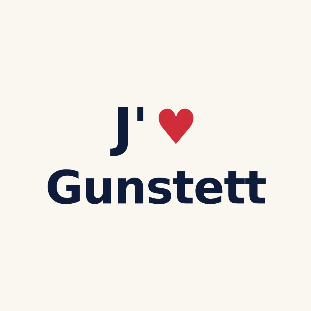 Tasse personnalisée Gunstett — design J'aime Gunstett