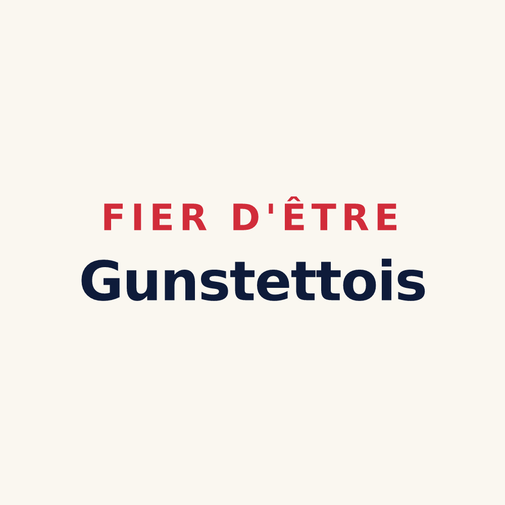 Tasse « Fier d'être Gunstettois » — design pour Gunstett